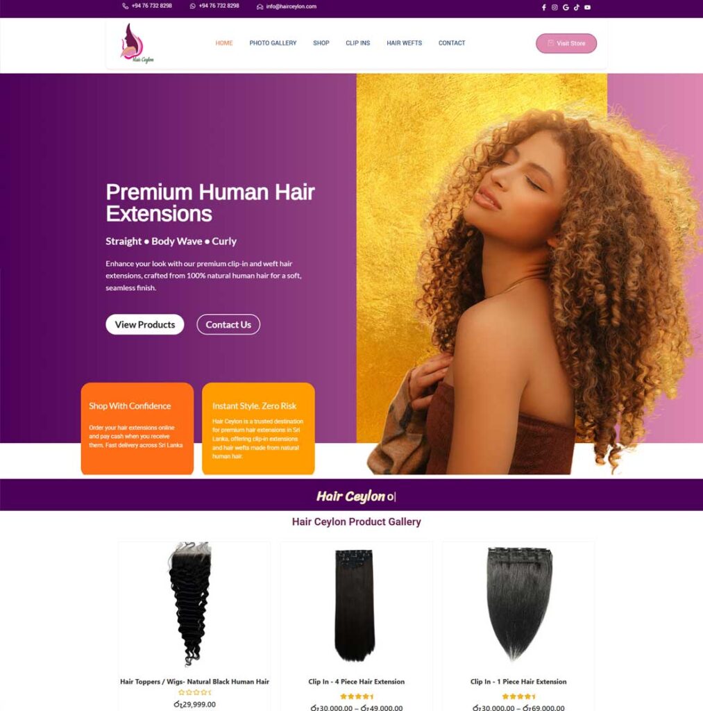 Hair Ceylon for best hair extensions